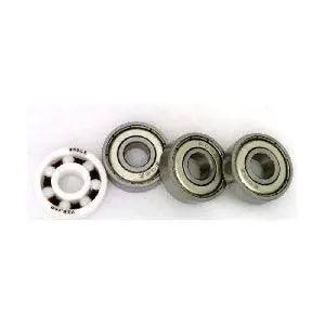 Tri Fidget Spinner Bearing Kit : Full Ceramic ZrO2 Center Bearing & 3 Outer Shielded Bearing