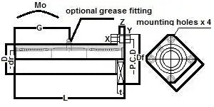 TRK6UU NB 6mm Slide Bush Bushings Miniature Motion Linear Bearing