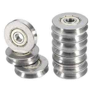 V522ZZ 5mm Bore V-Groove Metal Shielded Miniature Ball Bearing 5x22x5mm