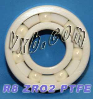 R8 toàn bộ gốm mang 1/2 "x 1-1/8" x 5/16 "White ZRO2