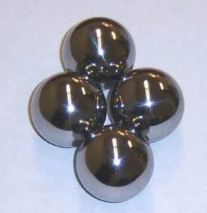 1-3/4 "Yatak Topları G24 Paketi (4) Rulmanlar - Krom çelik