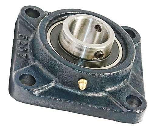 Łożysko 1-3/8 "UCF207-22 + kwadratowe obudowę kołnierzowe + łożysko zamontowane