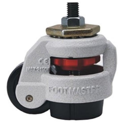 1.57"inch Adjustable Height Floor Lock Heavy Duty Caster Wheel 40mm - M8 Threaded stem