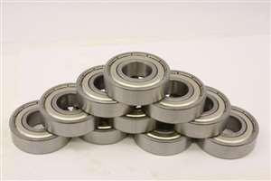 Vòng bi 10 gói 3x6mm đôi được che chắn 3x6x2,5 thu nhỏ