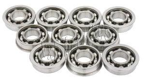 10 paket flanşlı rulmanlar paslanmaz çelik 1/8 "x 5/16" x 7/64 "