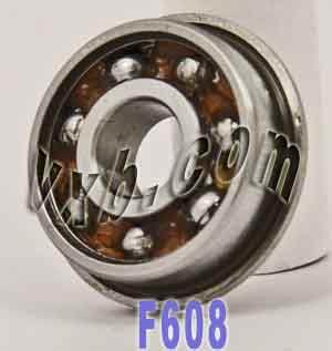 10 sztuk łożysk otwartych z kołnierzem F608 8x22x7mm