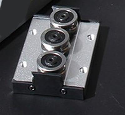 10mm=0.39" Three Roller Bearing Linear Slide Block Without Linear Guide