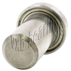 1/2" Bilyalı Rulman - 1/8 çapında entegre 3/8 Uzun Aks