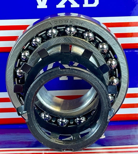 1209K+H Self Aligning Ball Bearing with Adapter Sleeve 40x85x19mm