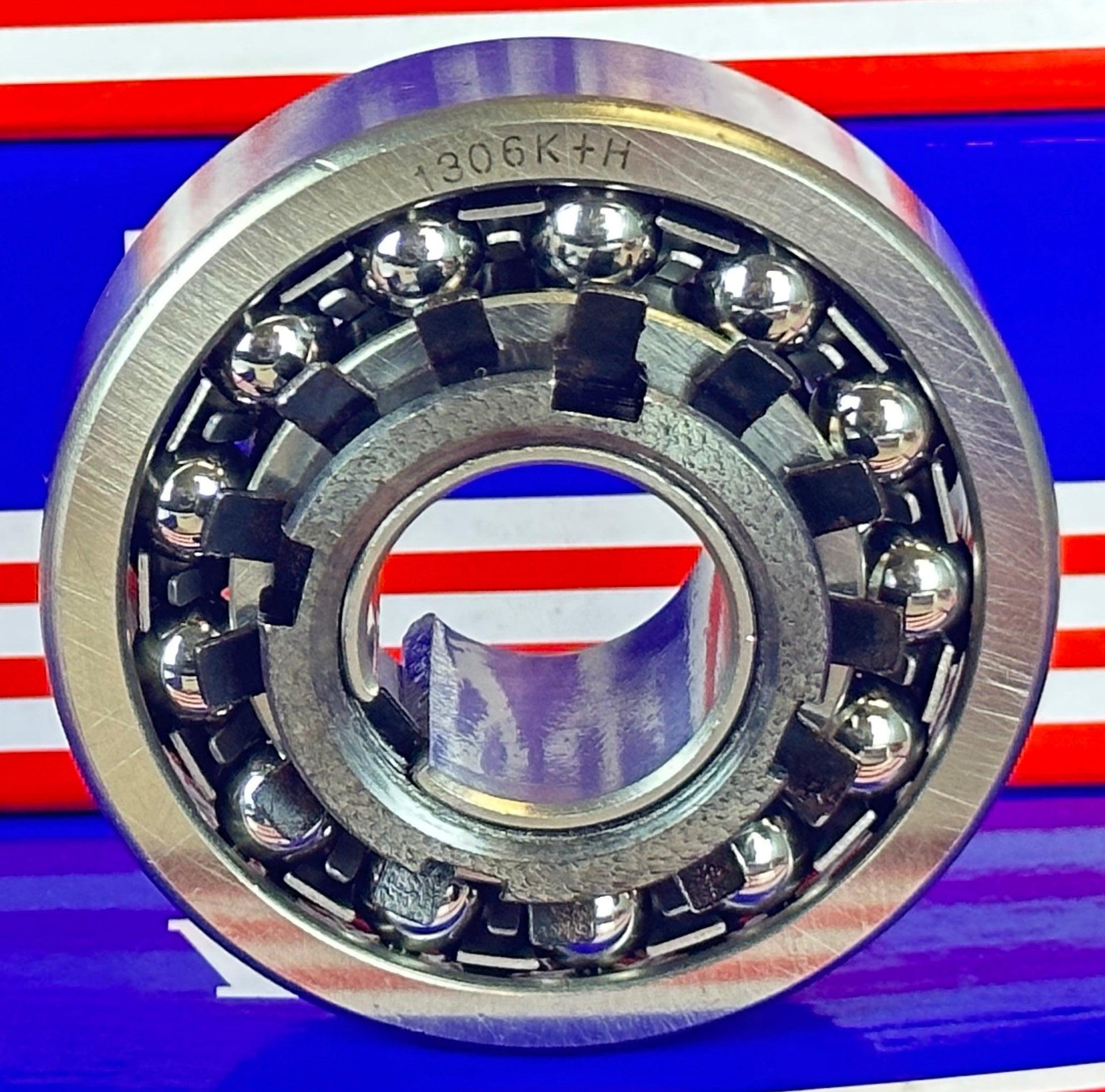 1306K+H Self Aligning Ball Bearing with Adapter Sleeve 25x72x19mm