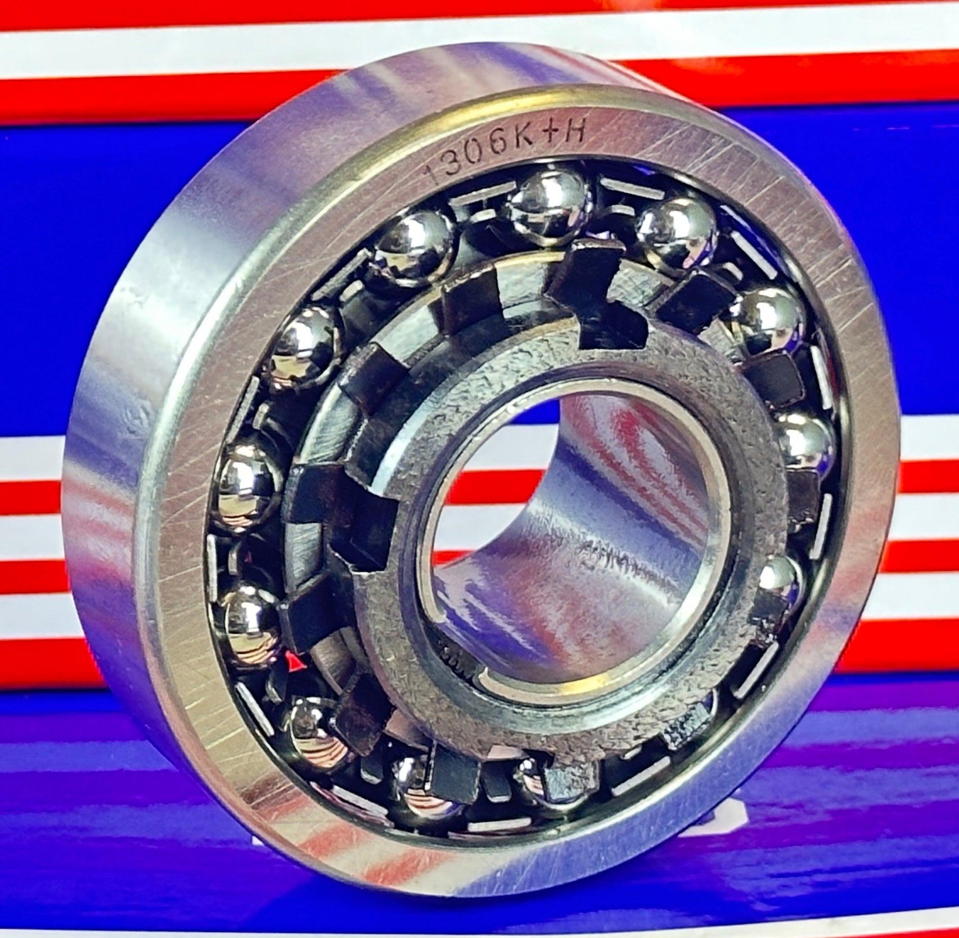 1306K+H Self Aligning Ball Bearing with Adapter Sleeve 25x72x19mm