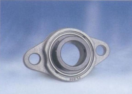 15mm Flange Bearing UFL002 Eccentric Collar Locking 2-Bolt Flange Unit