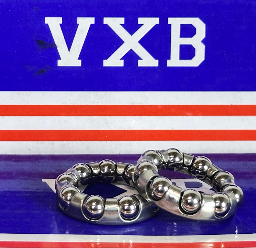 1-Pair Bicycle Rear Wheel Axle 1/4" x 9 Ball Bearing Cages