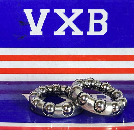 1-Pair Bicycle Rear Wheel Axle 1/4" x 9 Ball Bearing Cages