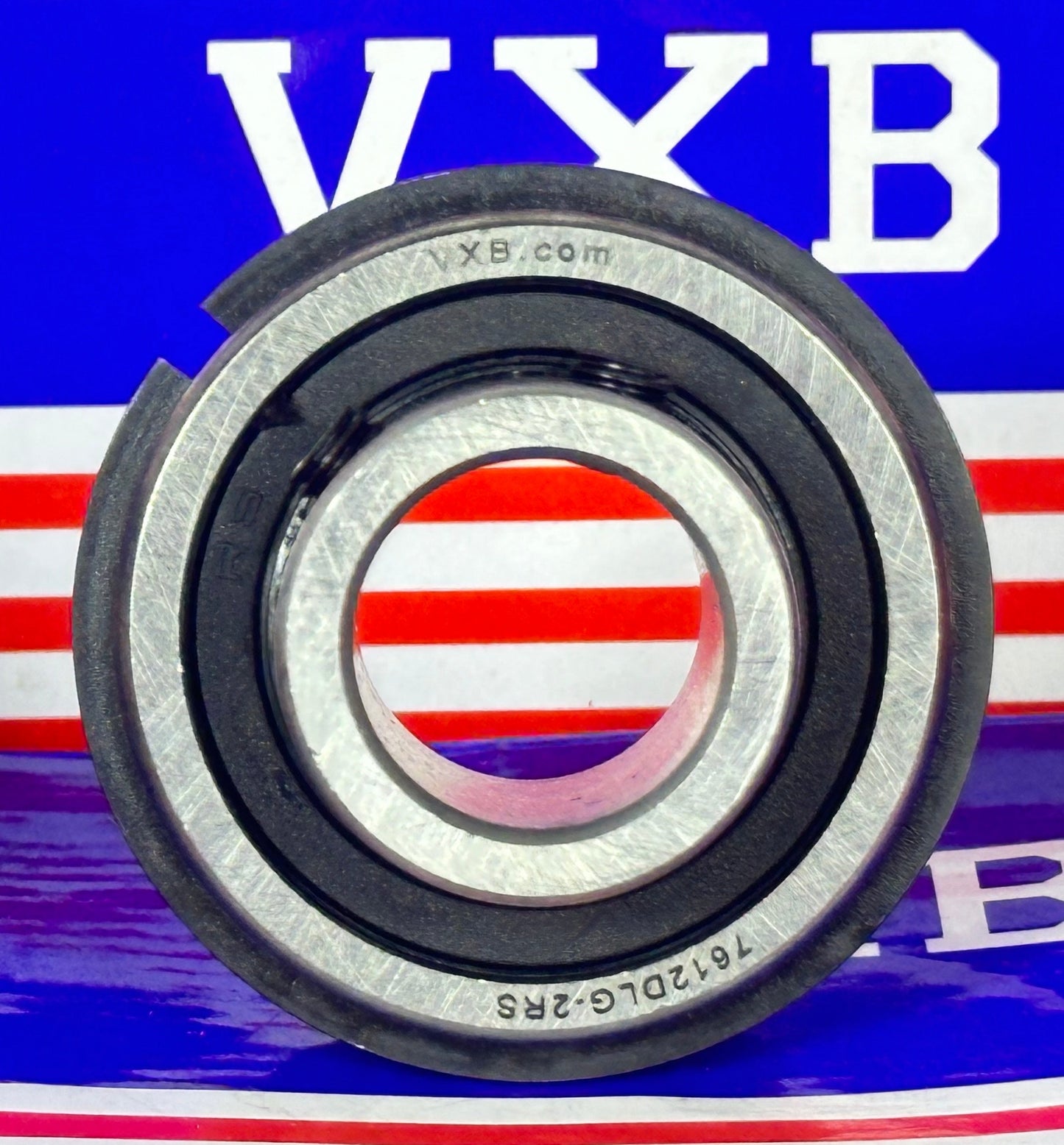 7612DLG-2RS Ball Bearing - 0.75" ID x 1.75" OD - Snap Ring