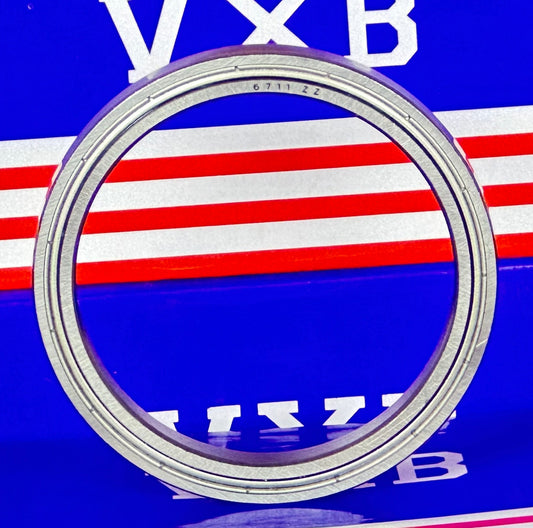 6711ZZ Thin Section Shielded Bearing 55x68x7mm