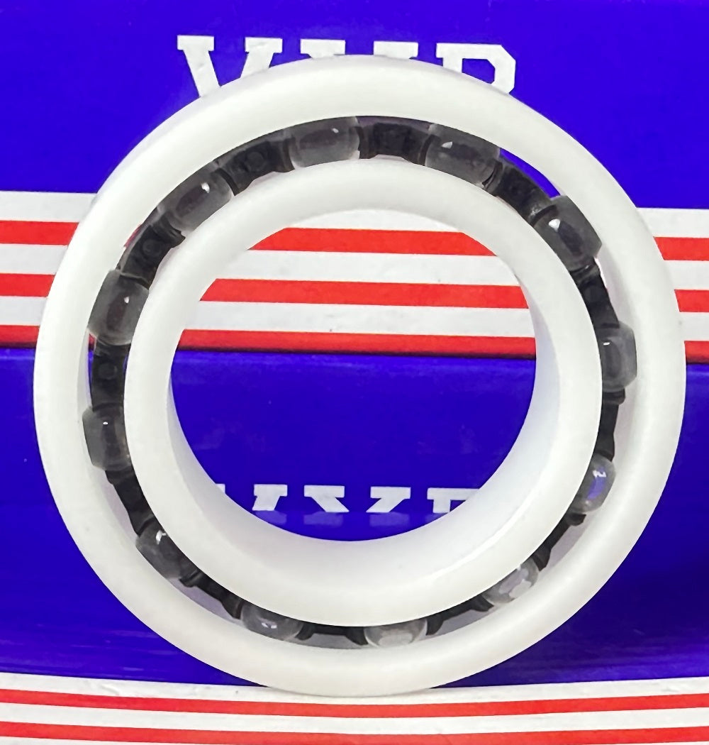 Łożysko z tworzywa Acetal/POM 6009 - kulki szklane - 45x75x16mm