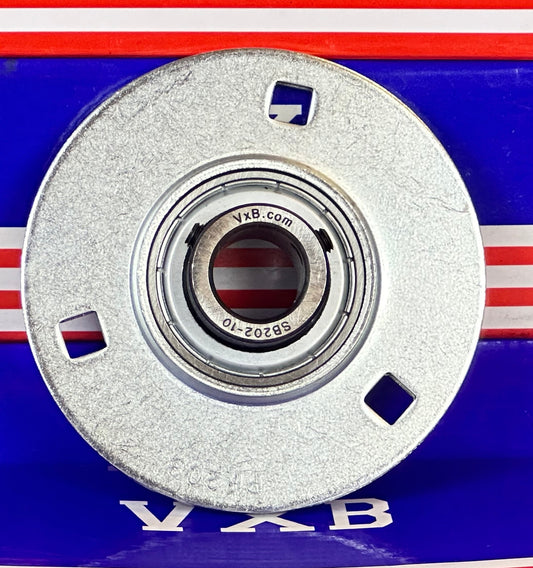SBPF202-10 5/8 压制钢轴承 3螺栓法兰安装轴承