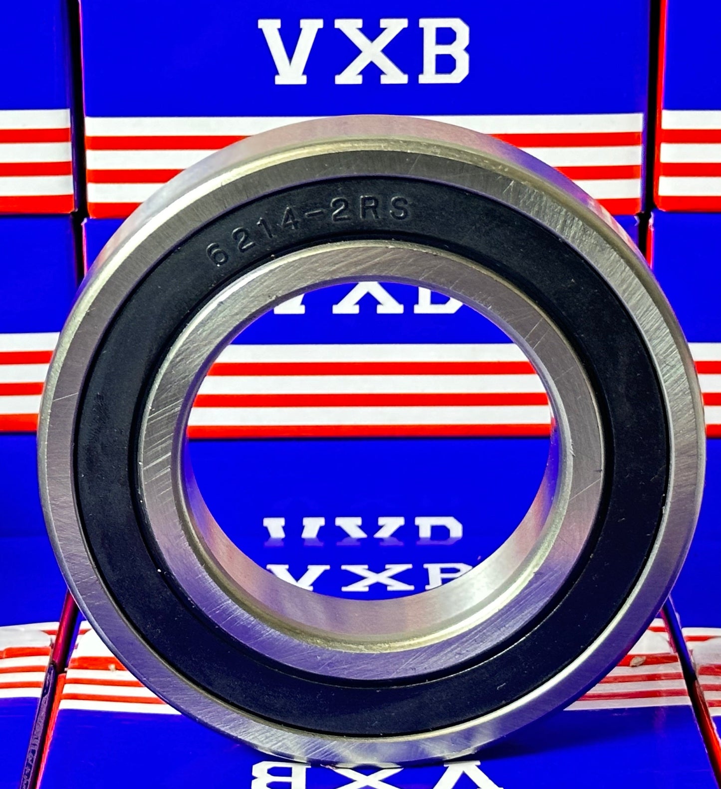 Vòng bi cầu 6214-2RS1 hai lớp kín trong, đường kính trong 70mm, đường kính ngoài 125mm, rộng 24mm