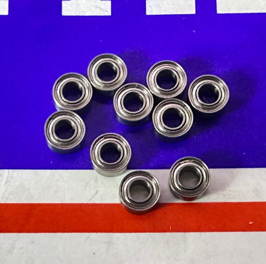 แบริ่งเซรามิก 10 แพ็ค SR133ZZ ABEC-5 3/32 "x 3/16" x 3/32 "