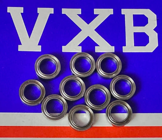 10-pakowy 5x8 mm ekranowany po obu stronach 5x8x2,5 mm Ball łożyska o średnicy 5 mm