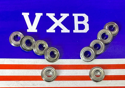 10-pakowe łożyska FR166ZZ 3/16 "x 3/8" x 1/8 "łożyska osłony