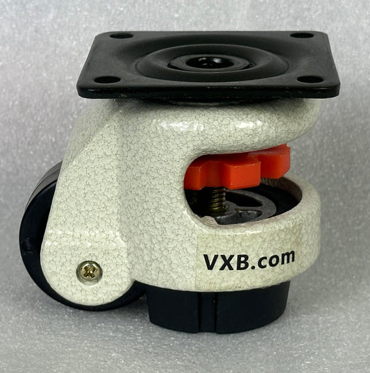 2"inch leveling Caster Wheel 551 Lbs aluminum alloy - Nylon - Top Plate Mount