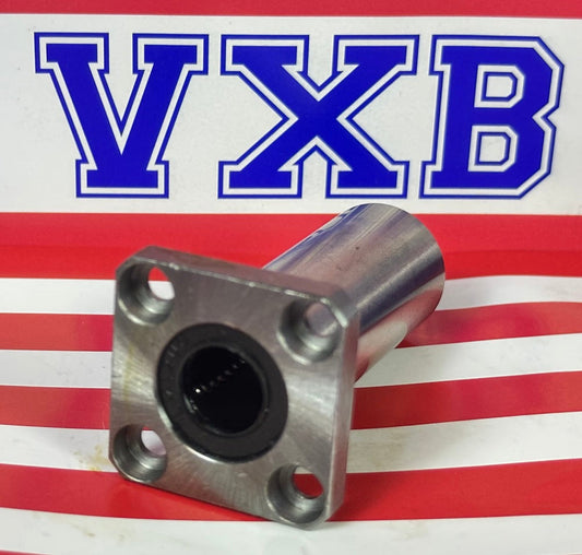 12mm ống lót vuông dài có mặt bích chuyển động tuyến tính
