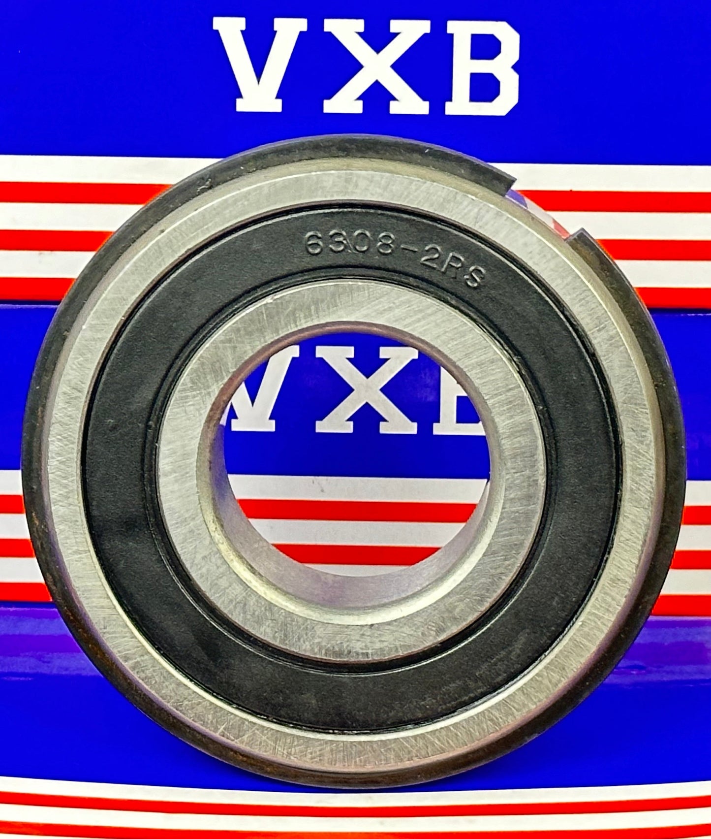 Łożysko uszczelnione 6308-2RSNR 40x90x23 - pierścień zatrzaskowy