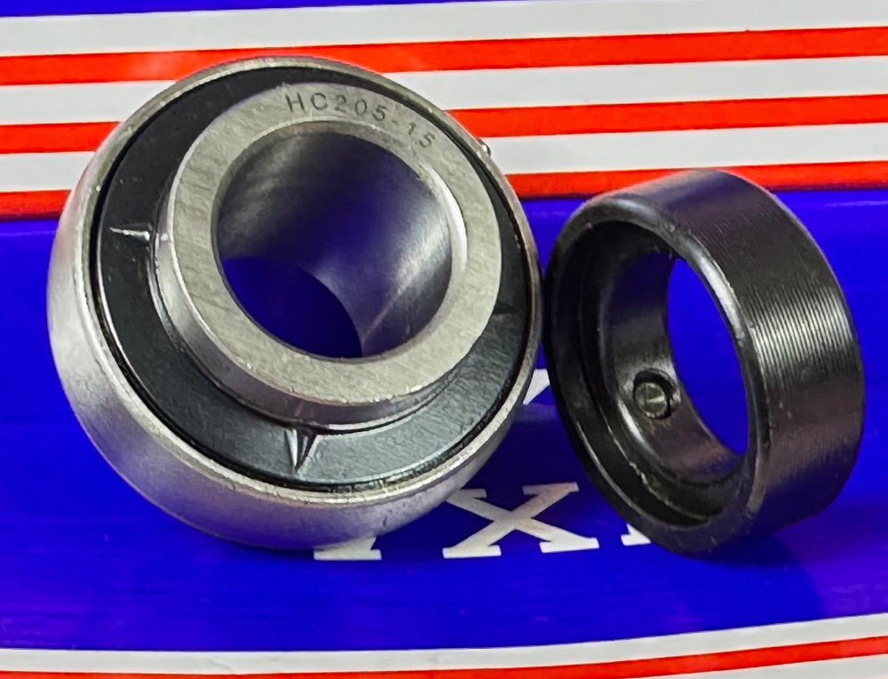 HC205-15 Bearing Insert - eccentric collar 15/16" Mounted