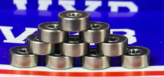 10-pack afgesloten lager R2-2RS 1/8 "x 3/8" x 5/32 "miniatuur