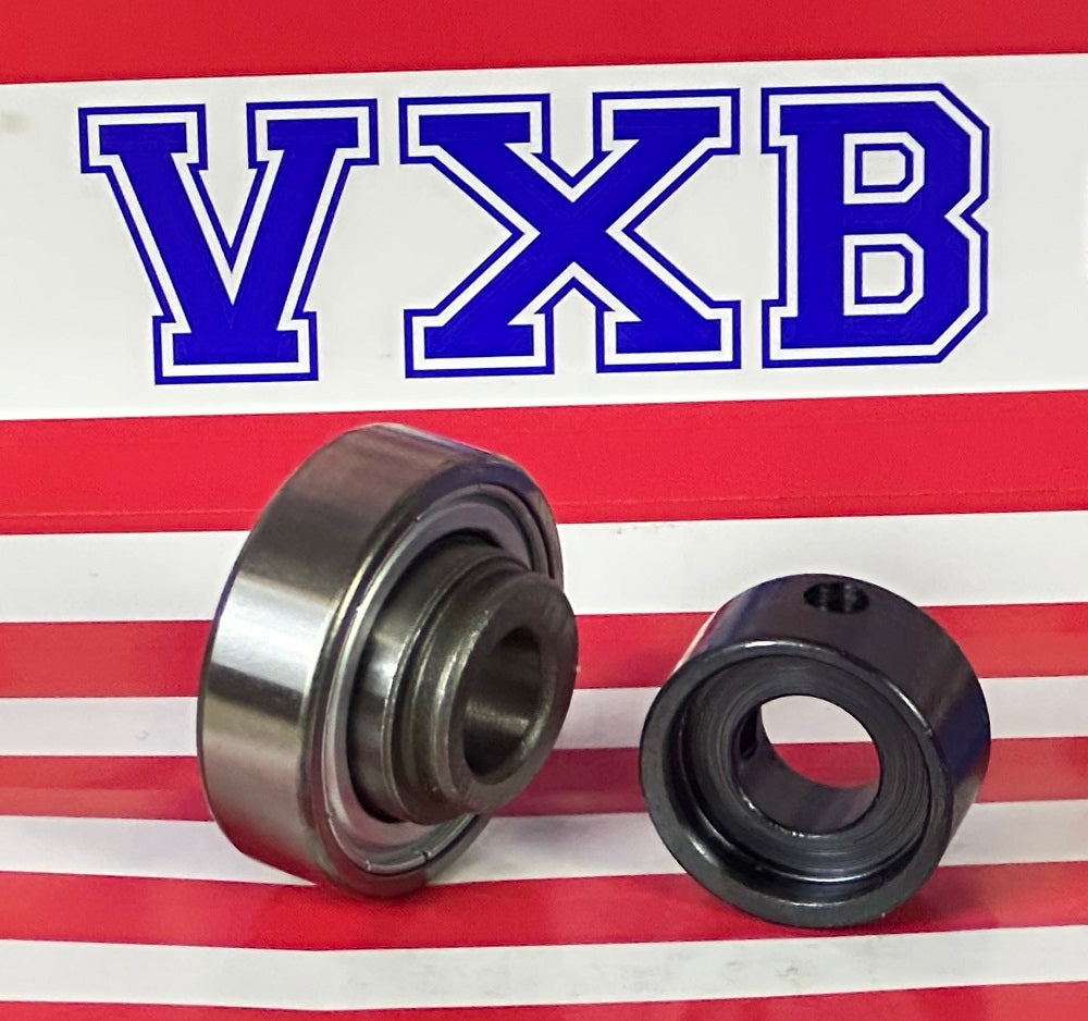 CSA201-8 1/2" Bore Cylindrical OD, Insert Bearing w/Locking Collar