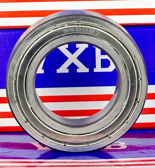 Łożysko kulkowe ze stali nierdzewnej S6008ZZC4 40x68x15mm