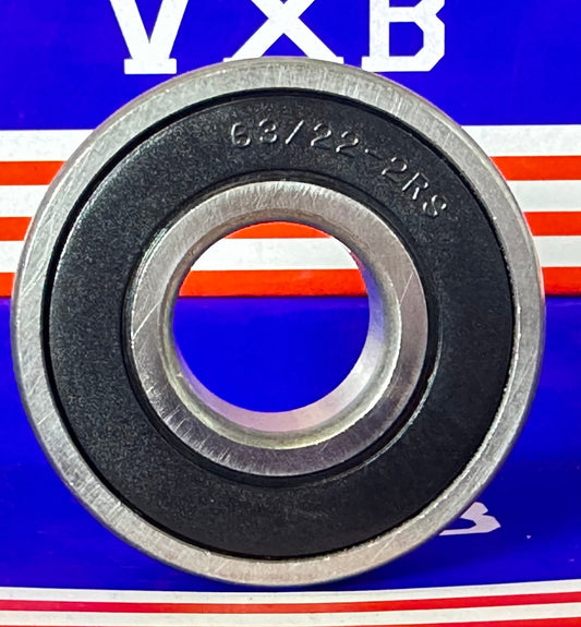 63/22-2RS Bearing Sealed 22x56x16 Metric