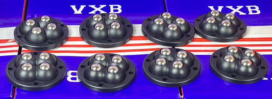 8-Pack Self Adhesive 4-Balls Caster Wheels Legs - Light Load