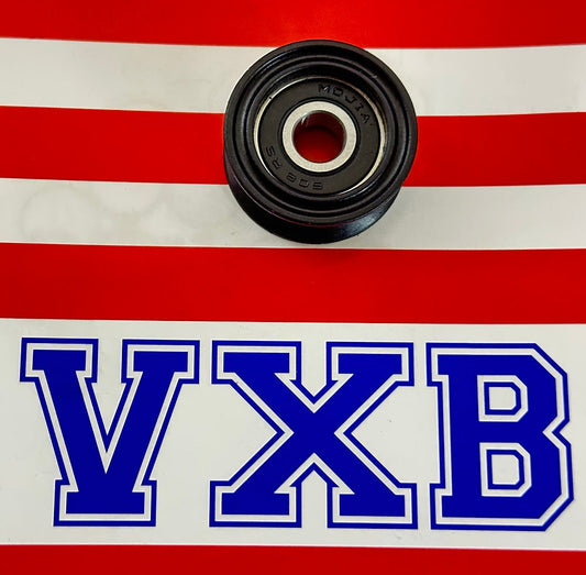 8mm Bore Bearing - 30mm Round Nylon Pulley U-Groove Track Roller Bearing 8x30x13mm