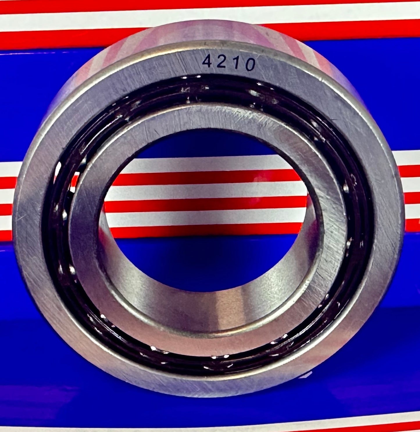ตลับลูกปืน 4210 แบบเปิด 2 แถว ขนาด 50x90x23 มิลลิเมตร เมตริก