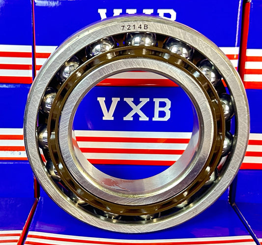 7214B ​​แบริ่ง 70x125x24 หน้าสัมผัสเชิงมุม