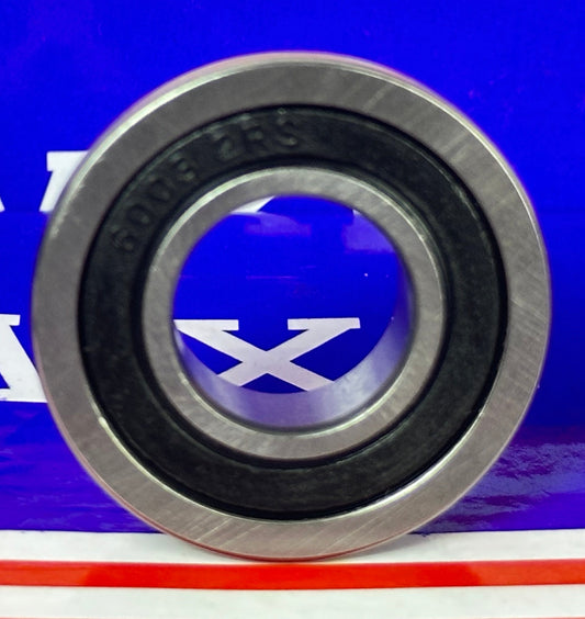 Trolley Guide Bearing 17x35x11mm Sealed Ball Bearing - Flange Diameter of 37mm