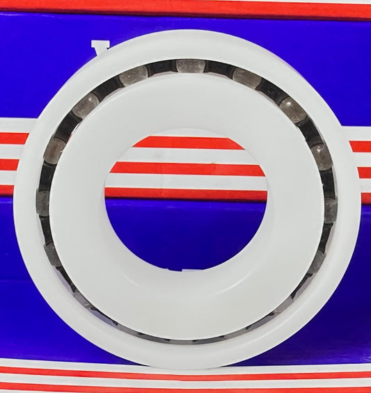 Łożysko z tworzywa Acetal/POM 6208 - kulki szklane - 40x80x18mm