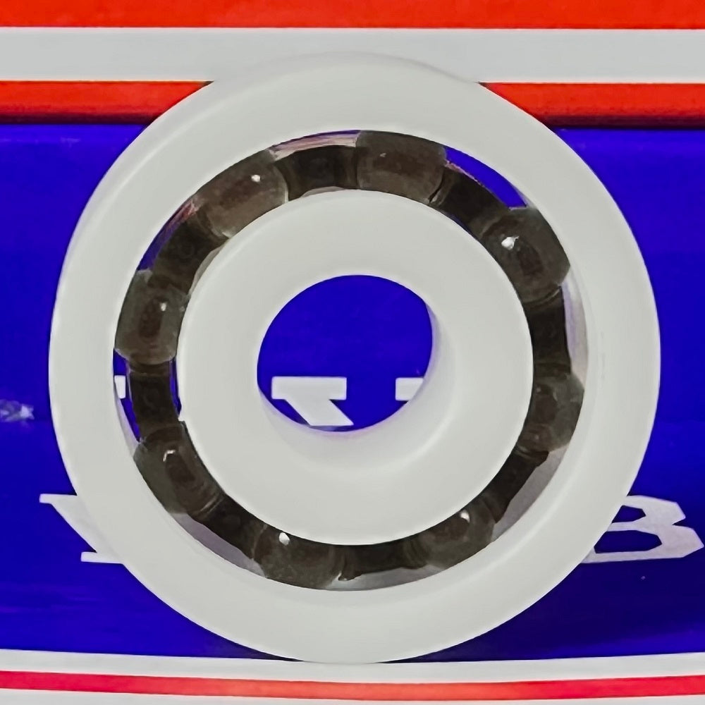 Łożysko z tworzywa Acetal/POM 6301 - kulki szklane - 12x37x12mm