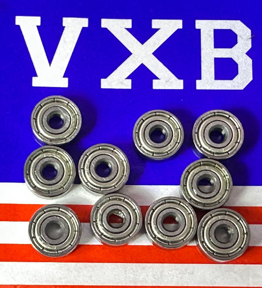 10 paket 623zz rulmanlar 3x10x4mm minyatür - korumalı