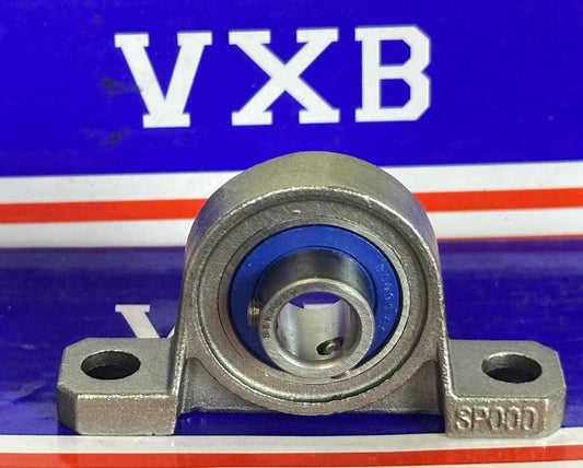 10mm Bore Miniature Stainless Steel Pillow Block Mounted Bearing
