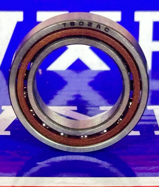 7802AC محمل تماس زاوي 15mm × 24mm × 5mm