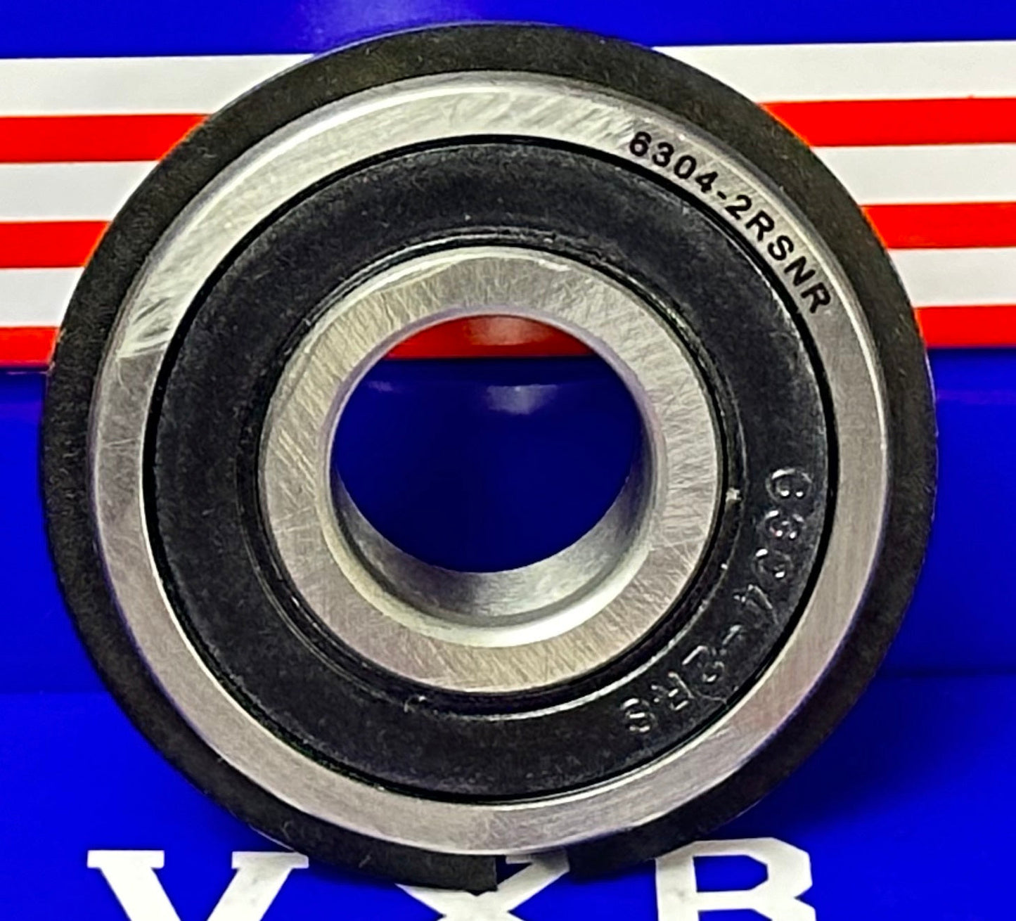 Łożysko uszczelnione 6304-2RSNR 20x52x15mm - pierścień zatrzaskowy