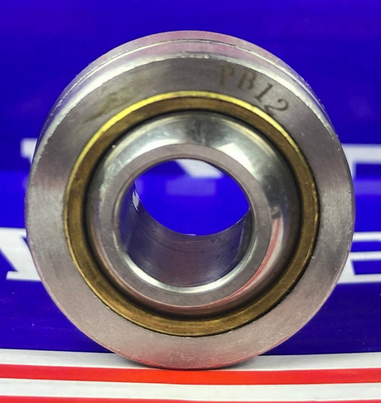 PB12 BEARING SPHERICAL PLAIN 12X30X12/16 ลูกปืนธรรมดาขนาดเล็ก