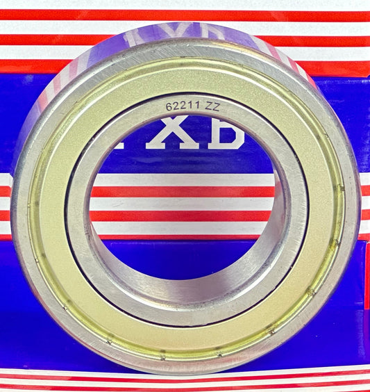 62211 ZZ ลูกปืนบอลร่องลึกป้องกันขนาด 55x100x25