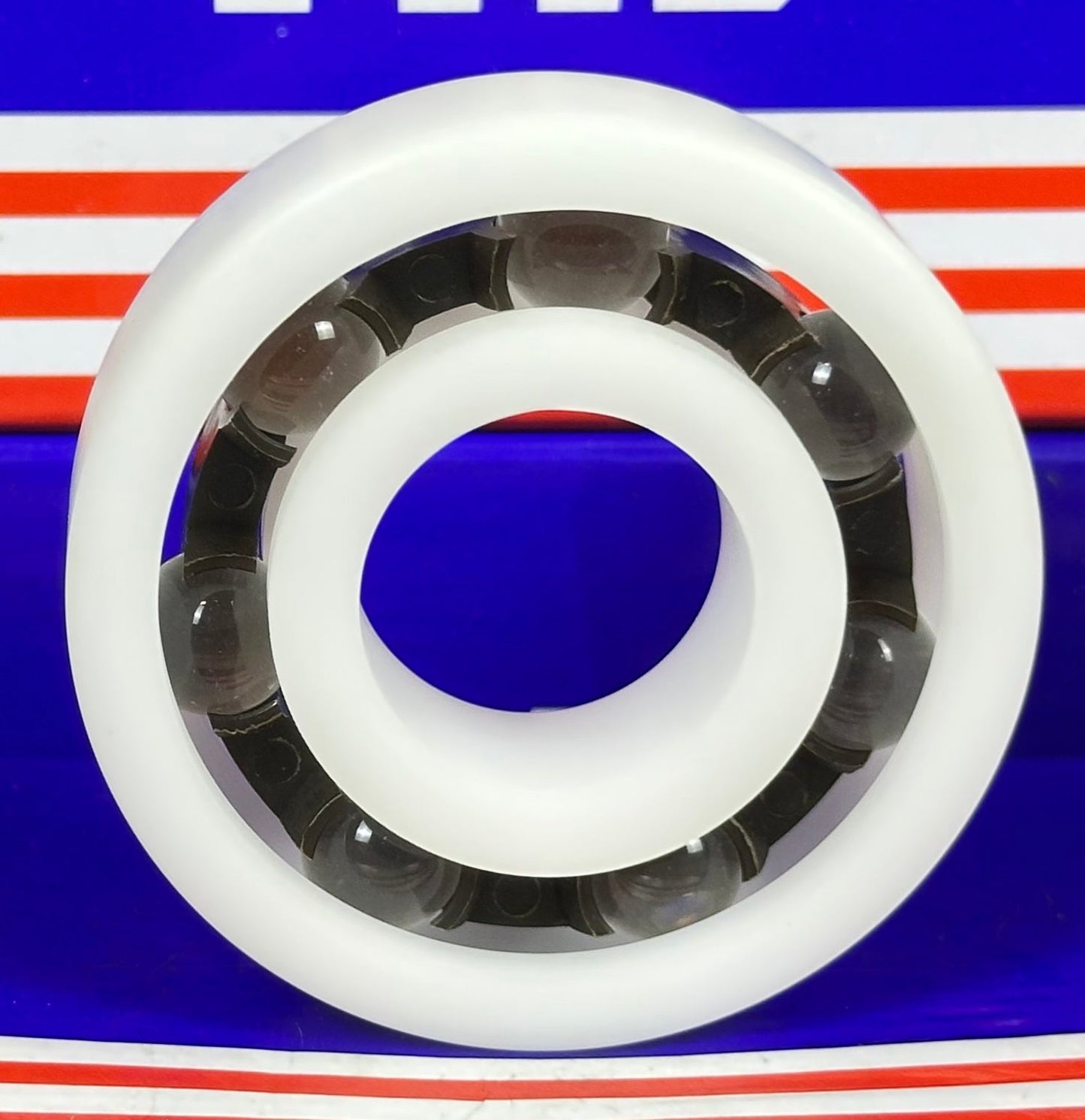 Łożysko z tworzywa Acetal/POM 6305 - kulki szklane - 25x62x17mm