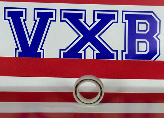 Łożysko z tworzywa Acetal/POM 6700 - kulki szklane - 10x15x3mm