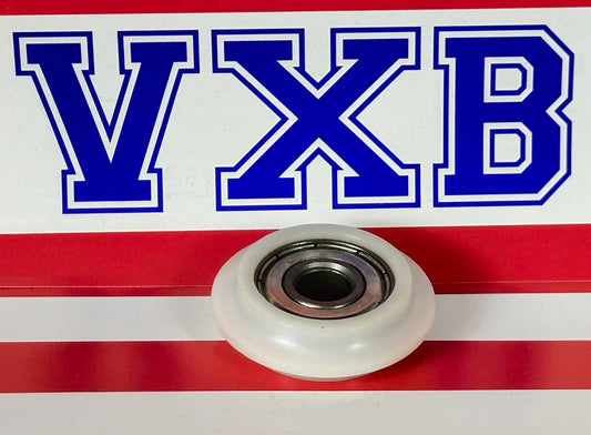 8mm Bore Bearing - 33mm POM plastic roller wheel Miniature Nylon Ball Bearing 8x33x9.5mm